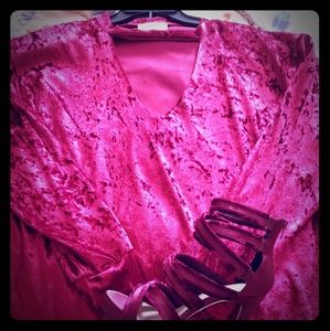 Velvet tunic